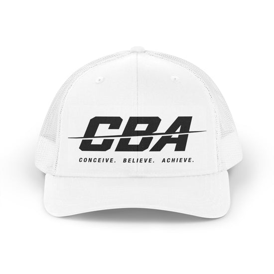 Trucker Hat Snapback - CBA "Conceive. Believe. Achieve." Retro Mesh Cap