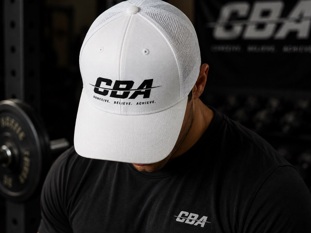 Trucker Hat Snapback - CBA "Conceive. Believe. Achieve." Retro Mesh Cap