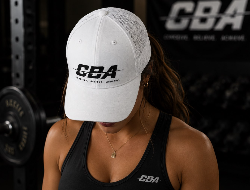 Trucker Hat Snapback - CBA "Conceive. Believe. Achieve." Retro Mesh Cap