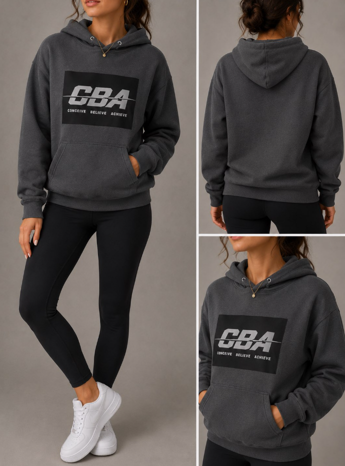 CBA Bold Slash Logo Hoodie — Classic Streetwear Pullover