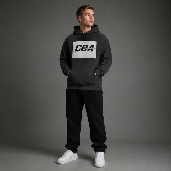 CBA Bold Slash Logo Hoodie — Classic Streetwear Pullover