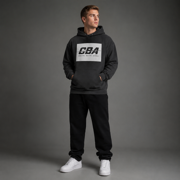 CBA Bold Slash Logo Hoodie — Classic Streetwear Pullover